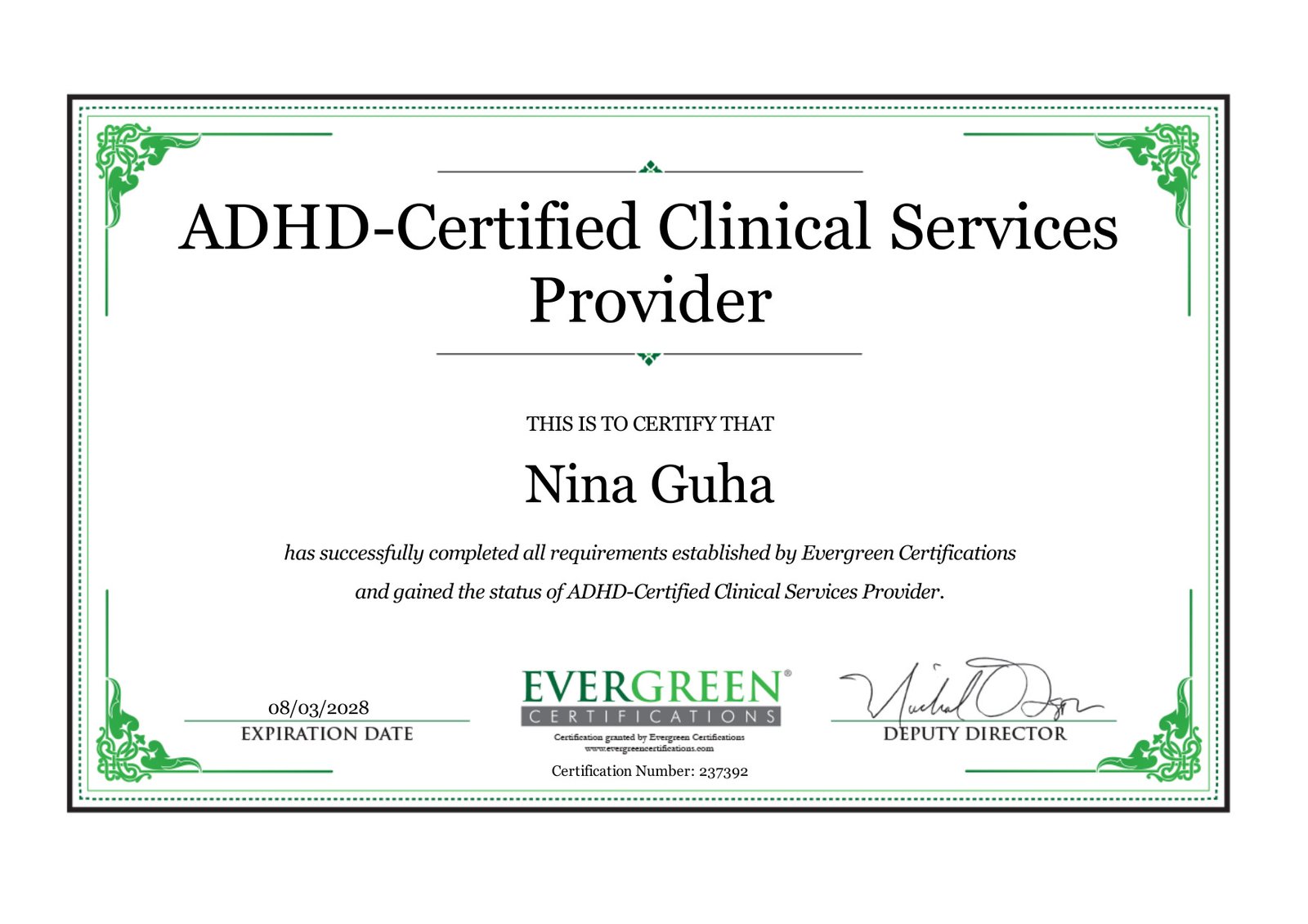 Training Document - Nina Guha